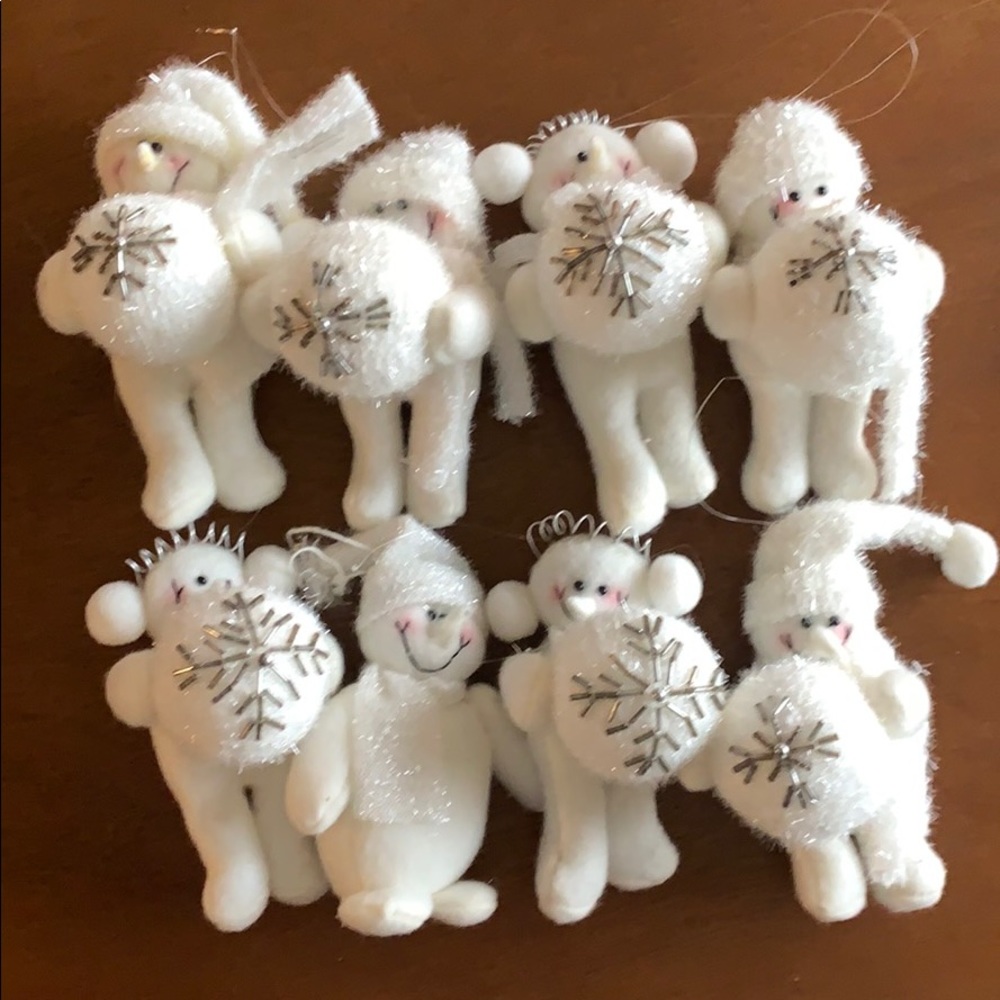 Cost Plus World Market Snowman Christmas Ornaments